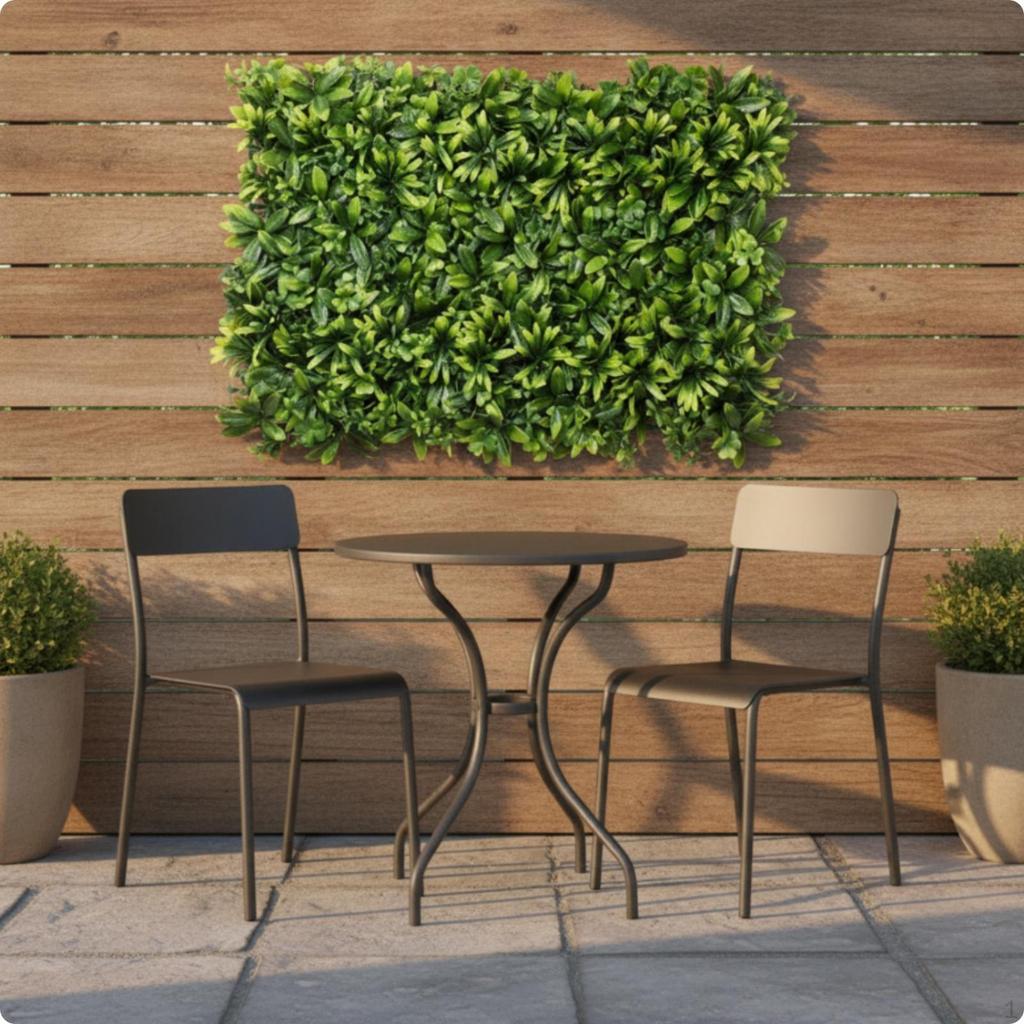 Artificial Plant Wall Panel Greenery Realistic Panels for Fence, Balcony, Shop Display
