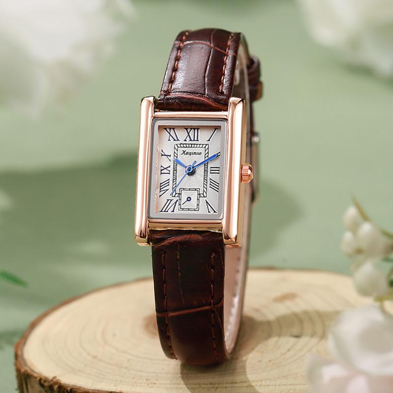 

New Bestseller Women s Quartz Watch - Elegant Leather Strap, Simple High-End Design for Students and Fashion Enthusiasts