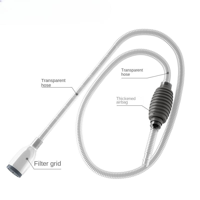 Aquarium-Siphon-Staubsauger, Wasserwechsler für Aquarien, manueller Wasserwechsler, halbautomatischer Aquarienpumpenreiniger