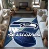 Tappeto in Velluto Cristallo Seattle Seahawks Morbido Anti?Tappetino Antiscivolo Comodo per Casa Soggiorno Camera da Letto Tappeto Decorativo