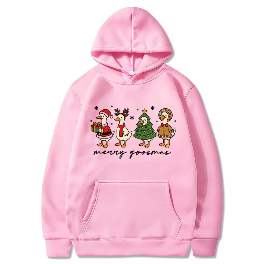 

Unisex Christmas Pattern Hoodie 2025: Printed Sweatshirt for Couples Large