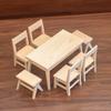 Doll House Zakka Chair Model Realistic Dollhouses Benches Chair Realistic Play Chair Realistic 1:12 Model Mini Size Toy