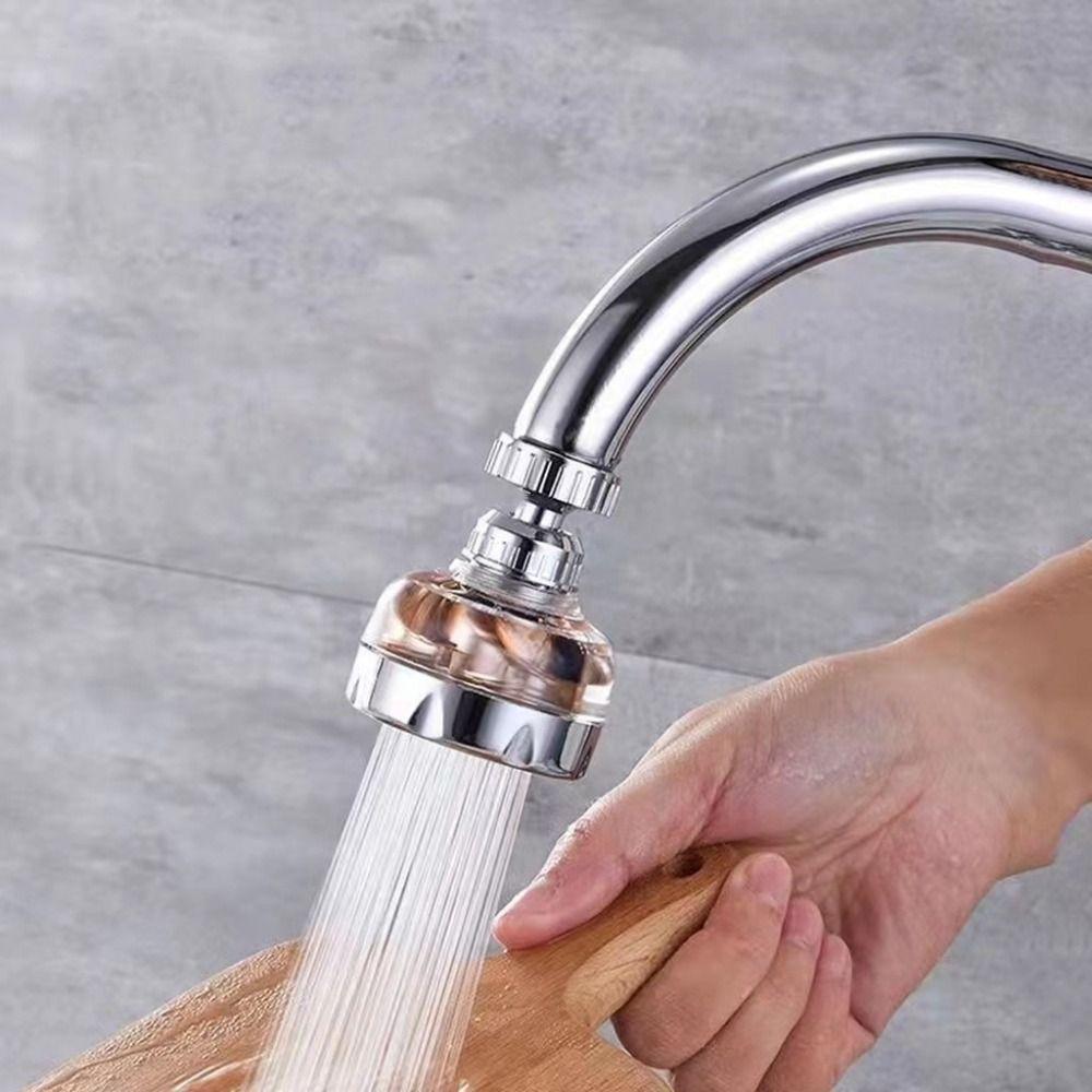 Adjustable Kitchen Faucet 360° Rotation Bath Faucet Connector Durable Splash-Proof Faucet  Kitchen