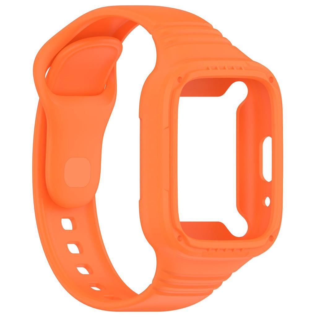 Silicone Strap with Case for Redmi Watch 3 Active/Redmi Watch 3 Lite Strap Replacement Correa Bracelet Protective Shell Cover