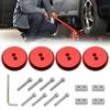 Jack Pad Adapter Aluminum Alloy Floor Jack Pad Bolt On Jack Points Floor Jack Pad Adapter for Corvette C5 C6 C7 C8 for Porsche