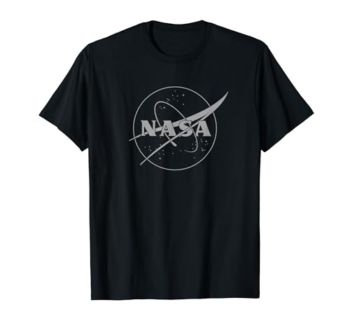 NASA One-Color Logo (Gray) NASA Space T-Shirt