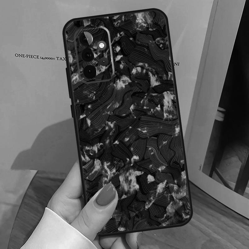 Forged Carbon Funda For Samsung Galaxy A15 A25 A35 A55 A52 A32 A12 A14 A34 A54 A51 A71 A53 A13 A33 Case