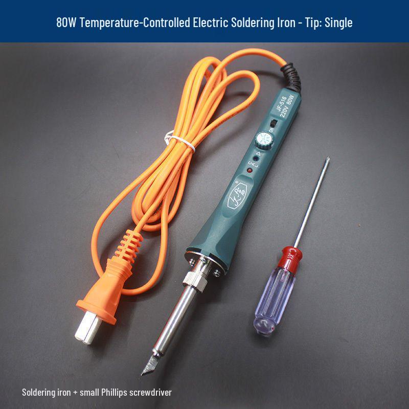 60W Adjustable Temperature Soldering Iron Kit for Electronic Repair - Long Life Inner Heating Type