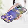 Claude Monet Phone Case For Xiaomi Mi 11 Lite NE 11i 10T 11T Pro A2 A3 Lite POCO F3 M3 M4 C31 X3 Pro NFC GT Black Cover
