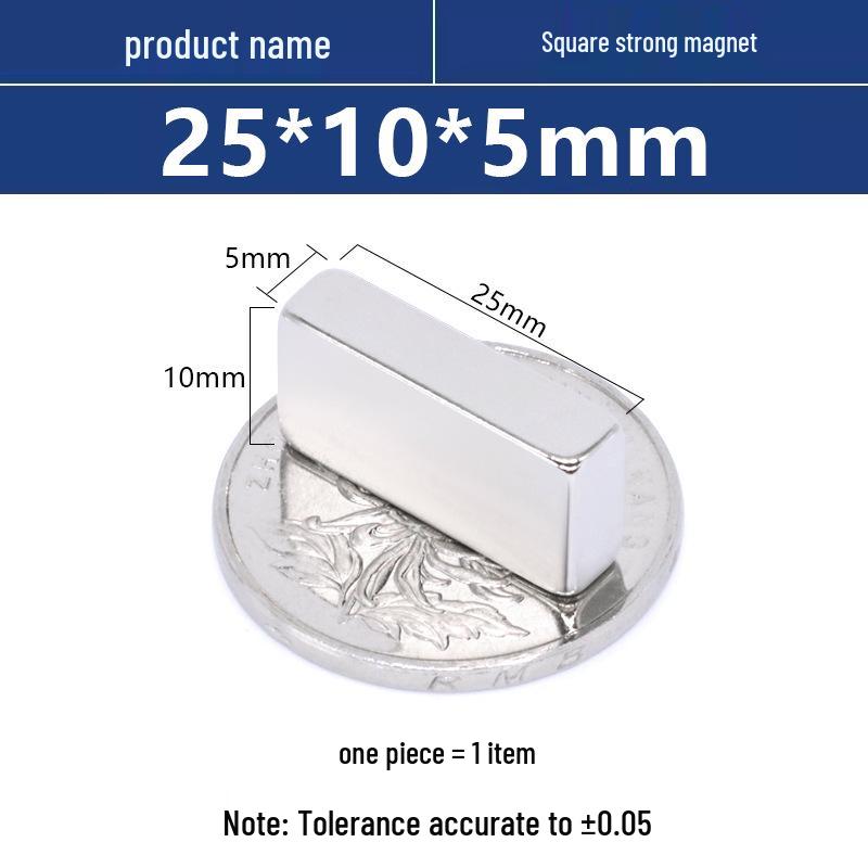 N52 Neodymium Iron Boron Square Magnet – Strong Rare Earth Permanent Magnet