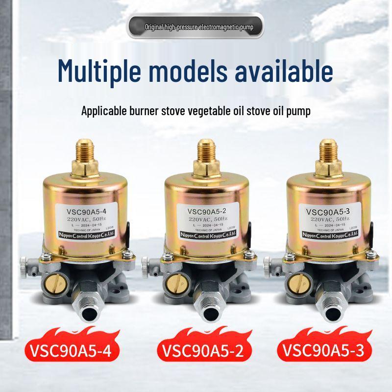 Japanese Style Electromagnetic Oil Pump for Methanol/White Oil/VSC63A5 VSC90A5 Vegetable Oil Injection Stove