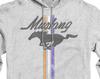Ford Mustang Tri Bar Streifen Used Herren Heather Hemden