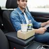 Car Cup Holder Modern Leather Storage Car Drink Holder Couch Organizer For Cell Phone Snack Remote Water Bottle Truck SUV Sedan