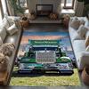 Peterbilt Heavy Trucks Personalized Name Floor Rug Office Rug Perfect for Bedrooms Entryway Dining Room Balcony Anti-slip Rug Decorate Offices