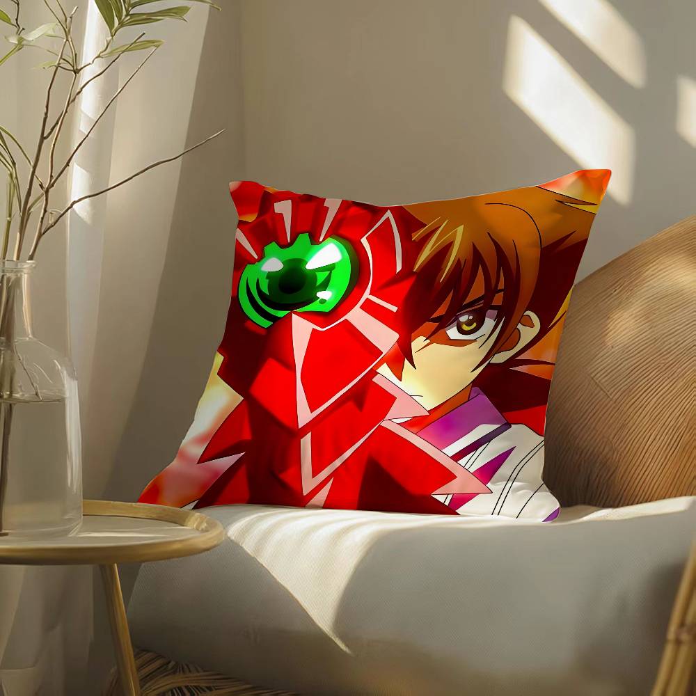 Anime Cartoon High School DxD-Beautiful Pillow Case Silky Elegant Comfort Sofa Bed  Invisible Zipper Beach Pillowcase