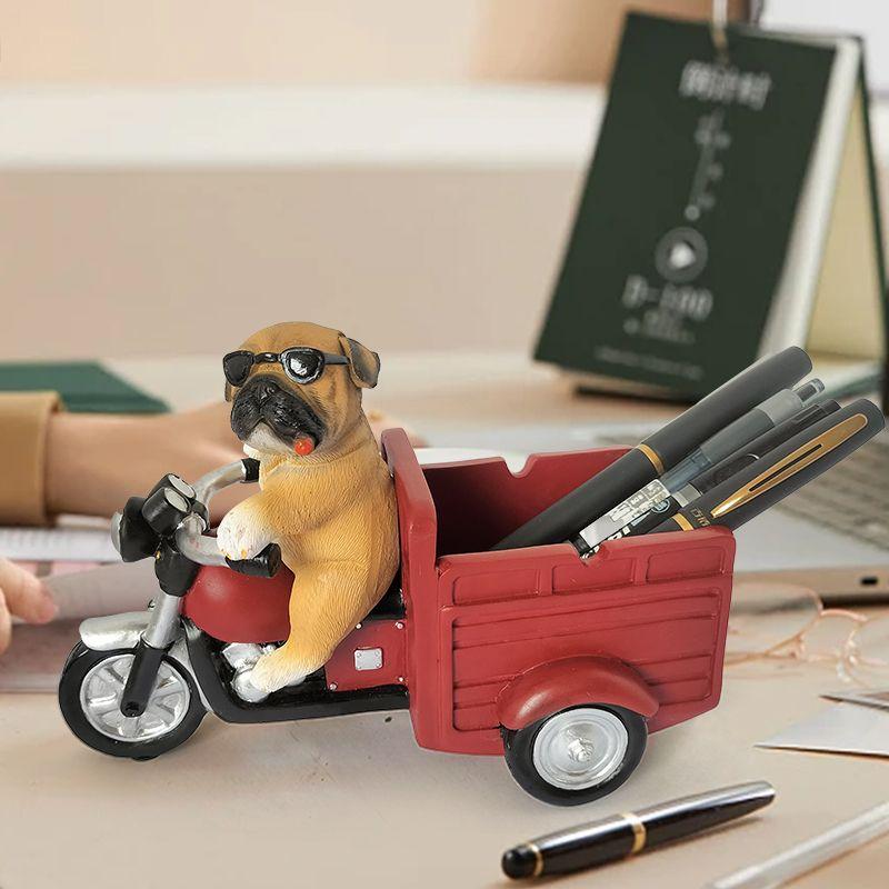 Cute Creative Pen Holder Student Desktop Decoration Ornaments Desk Storage Box Office Goodies Stationery Birthday Gift