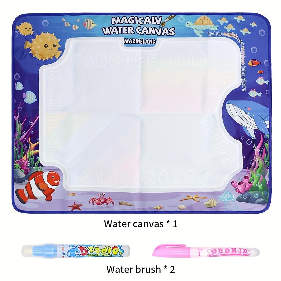 Magic Water Drawing Mat Coloring Doodle With Reusable Magic Pens Montessori Painting Board Educational Toys Kids Gifts