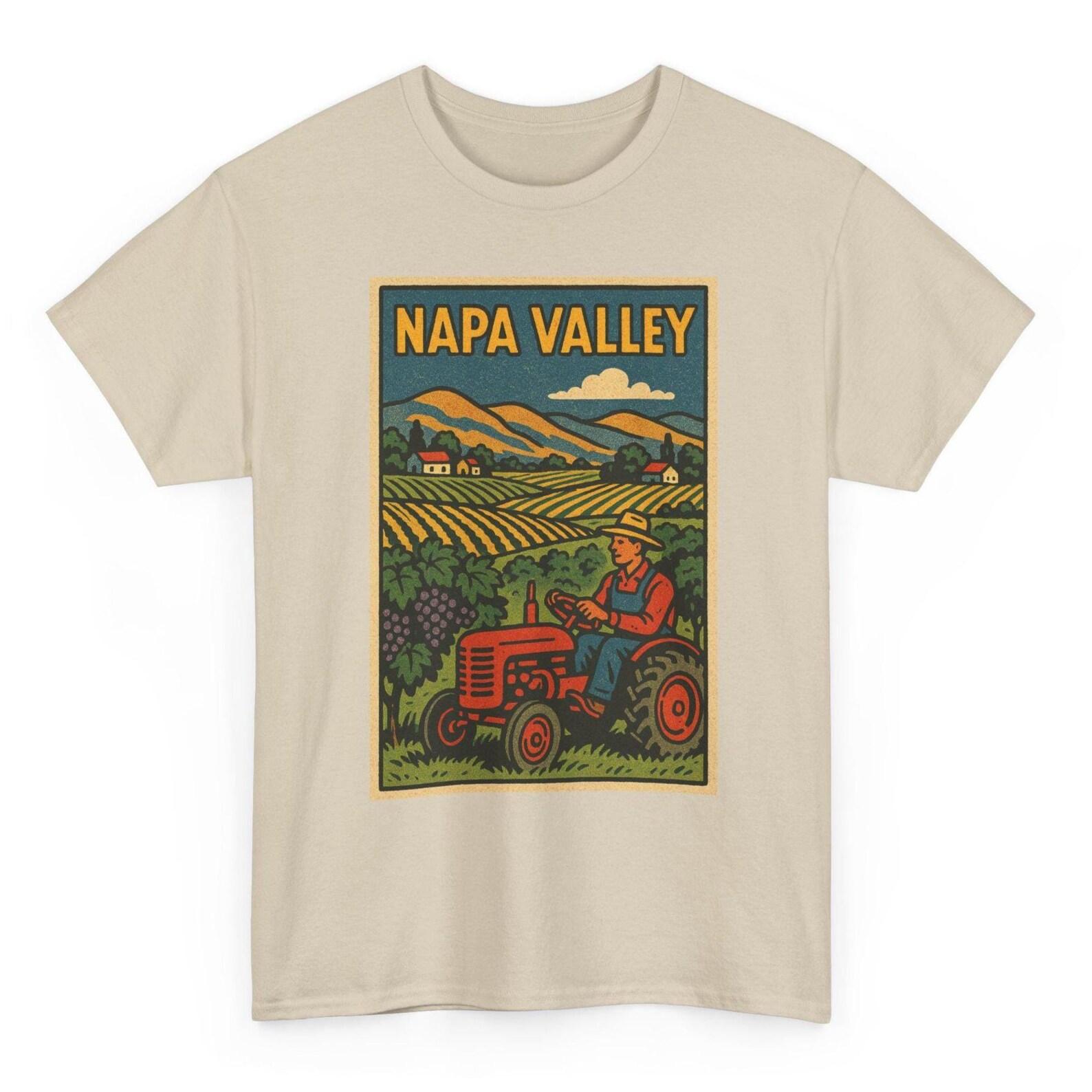 Napa Valley T-Shirt Unisex: Retro California Tee 3XL
