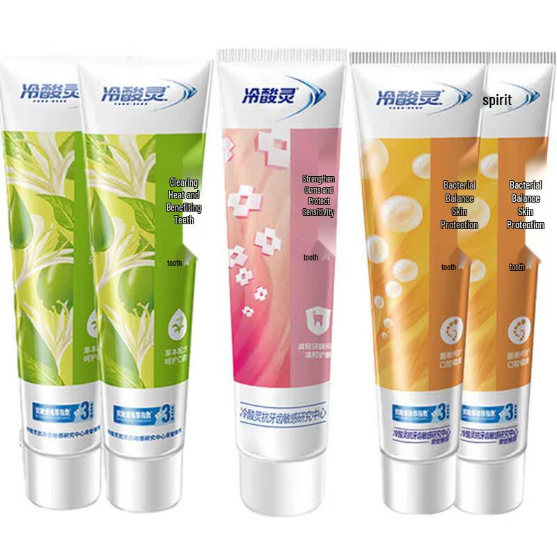 

LengSuanLing Sensitive Relief Multi-Effect Toothpaste Family Pack