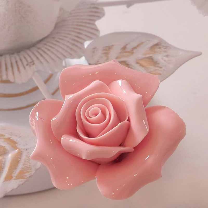 Japanese Pastoral Ceiling Lights Rose Wrought Iron Flower Lamp Porch Aisle Mount Ceiling Lamps Kitchen Home Lighting 110-265V