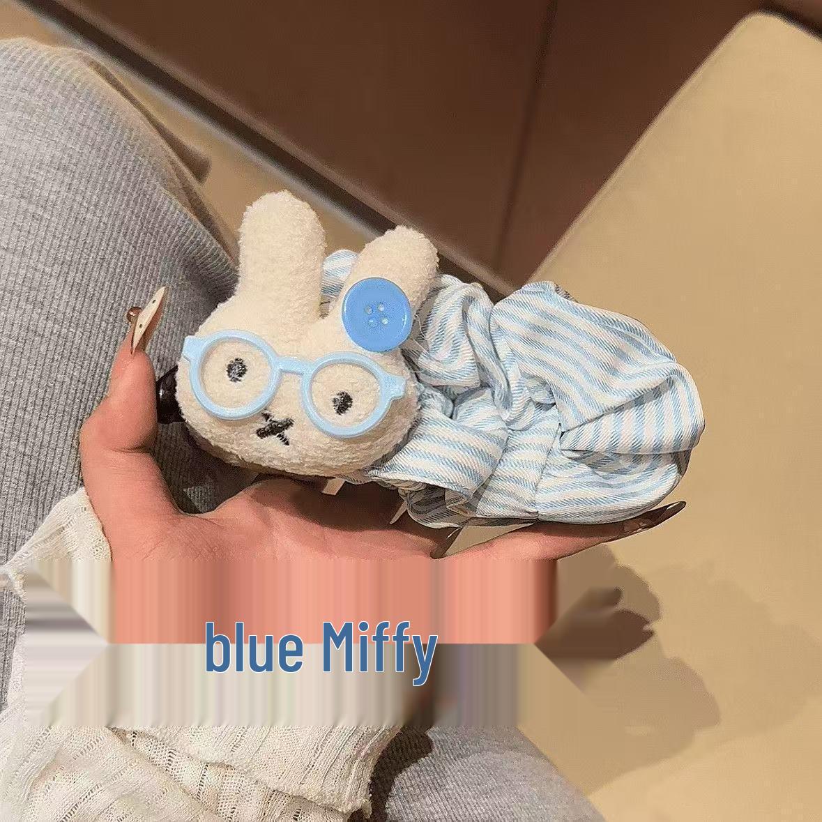 Популярный большой зажим-банан Миффи: Аксессуар для волос в горошек для объемных причесок