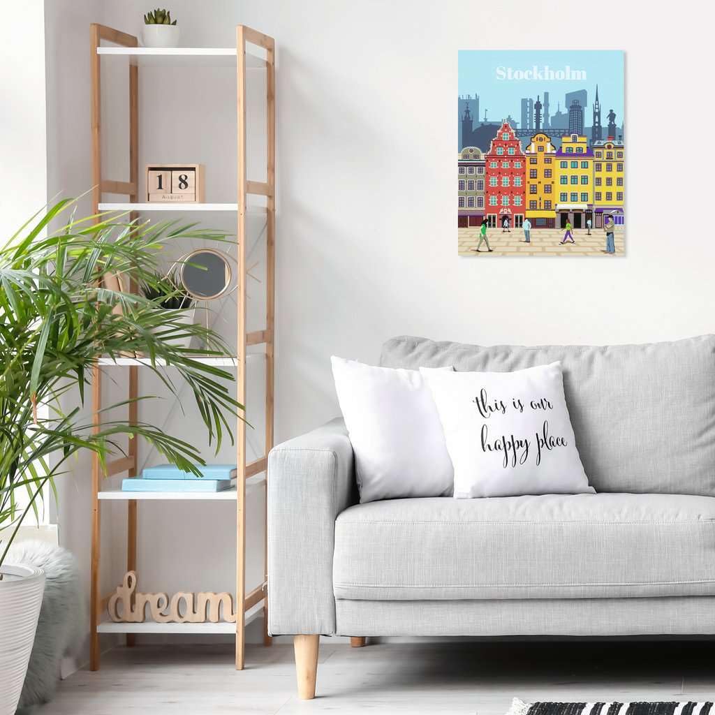 Ravensburger (CreArt) Stockholm, Sweden, Finished Size: 24x30cm 23520 9 [Coloring Book, DIY Art, Gift (Birthday/Christmas)]