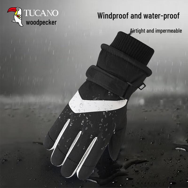 Woodpecker Winter Outdoor Thermal Gloves