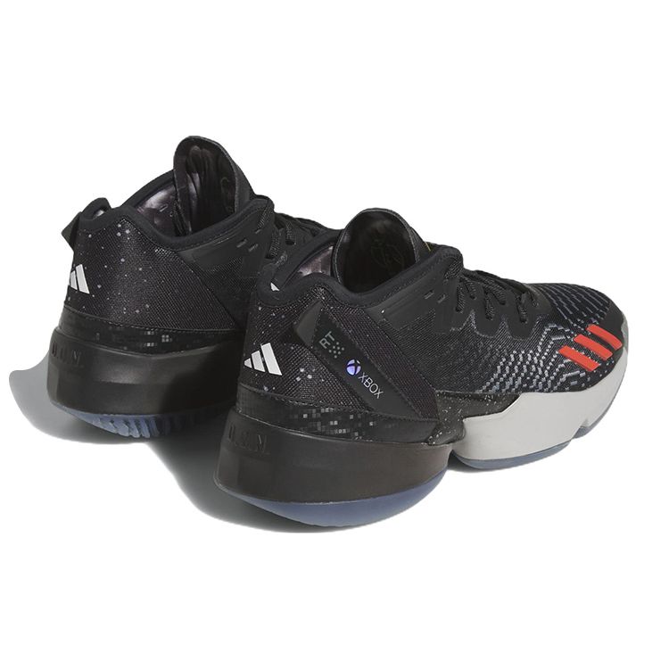 Adidas Xbox X D.O.N. Issue #4 Series X Unisex Sneakers Black Core-Black Carbon HR0714