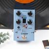Compact Multi-Functional Electric Guitar Effects Pedal: Distortion, Reverb, Chorus, Delay, Amp Simulation
