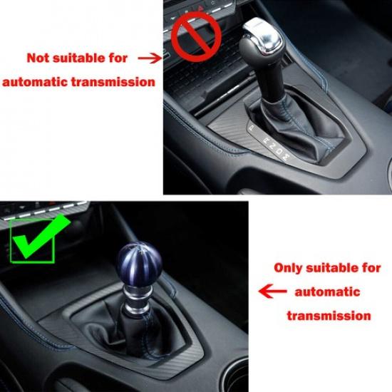 Carbon Fiber Center Manual Gear Shift Cover For Ford Mustang 2024+ Accessories
