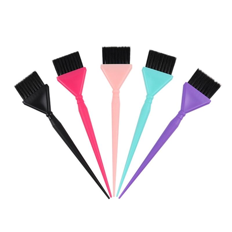 Stylish Hair Tint Brushes for Bleaching and Coloring Applications with Ergonomic Handle For Hairdressers And Hair Care