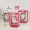 3inch Cute Photo Holder Card Display Stand Acrylic Card Sleeve Photocard Frame Desktop Decor Photo Protection Rotatable Sweet