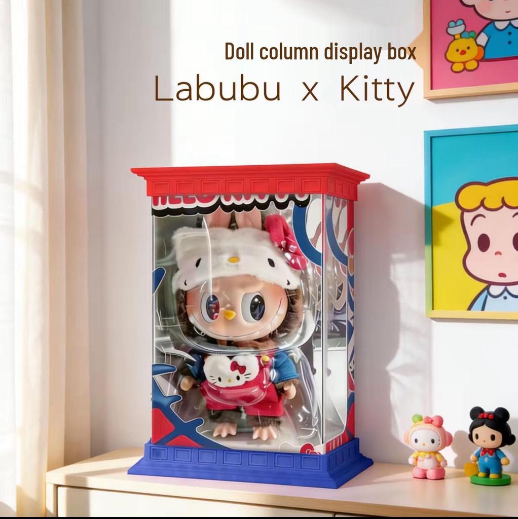 LABUBU ZIMOMO Archangel Acrylic Display Box with Magnetic Door