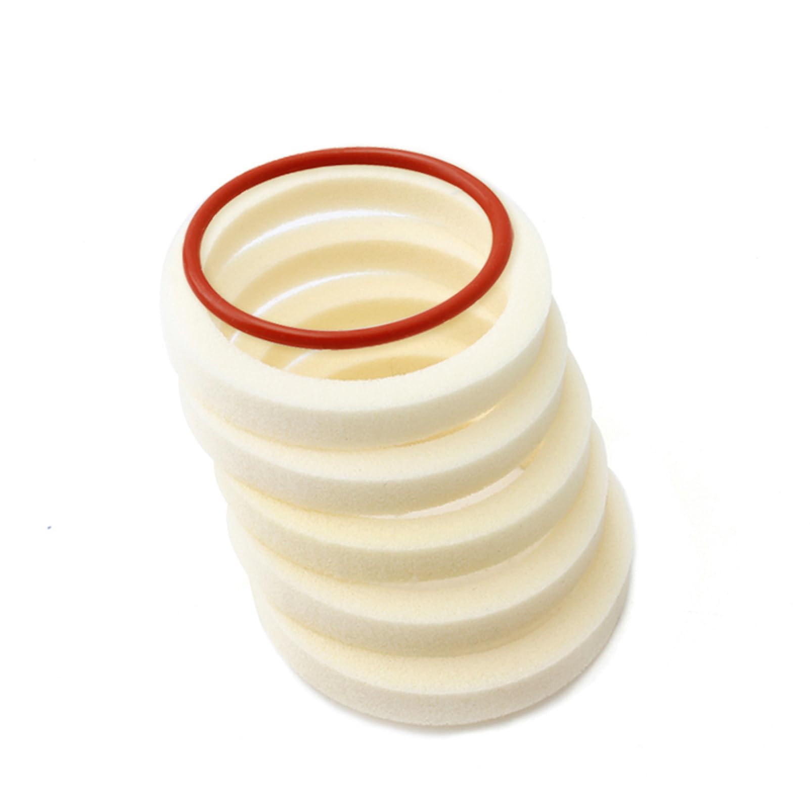 

10pcs Bicycle Front Fork Oil Absorption Sponge + Red Circle 30mm белый