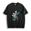 Rick and Morty Cartoon Characters Graphic T-Shirt