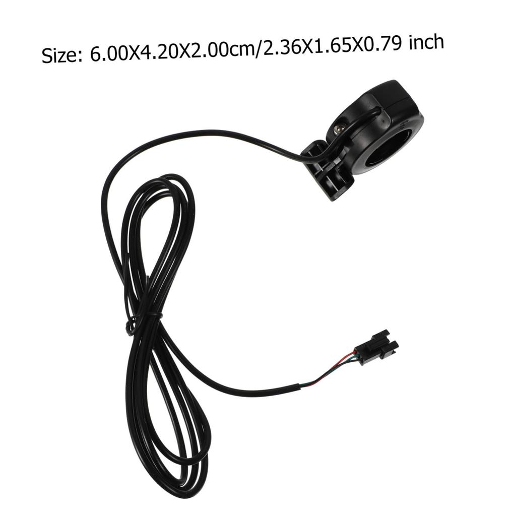 ELAYARD Speed Control Assembly Electric Bike E-bike Throttle Speed Control Finger Trigger Throttle Electric Bike Speed Control Black