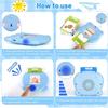 1PACK Children's Early Education Card Machine 1-6 Year Old Baby Educational Toys Chinese and English Enlightenment Literacy Card Learning Machine