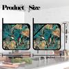 Vintage Floral Pot Holders Set of 2,Kitchen Heat Resistant Potholder for BBQ Cooking Baking,Food Hot Pad for Women Men