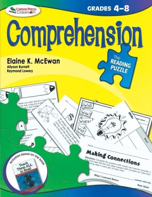 The The Reading Puzzle: Comprehension, Grades 4-8 Book