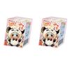 Baby Three Mini Animal World Series Vinyl Plush Blind Box Stuffed Doll Keychain Backpack Charm Charm Trendy Toy Ornament Presents