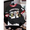 Boy's Women's Cartoon Rabbit Print Short Sleeve 3d Print Summer Cute Sport Tops Parent-child Men's Women's T-shirt