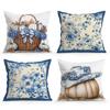 Autumn Thanksgiving Pumpkin Cushions Pillowcase Polyester Cushion Cover Throw Pillow Sofa Decoration Pillowcover Home Decor