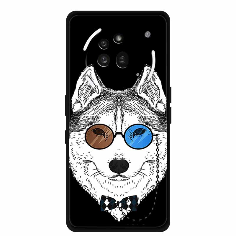 TPU Case For Nothing Phone 3A Pro Case 3 A Pro Funda Soft Black Silicone Back Cover For Nothing Phone3A Pro Cases Coque Cartoon