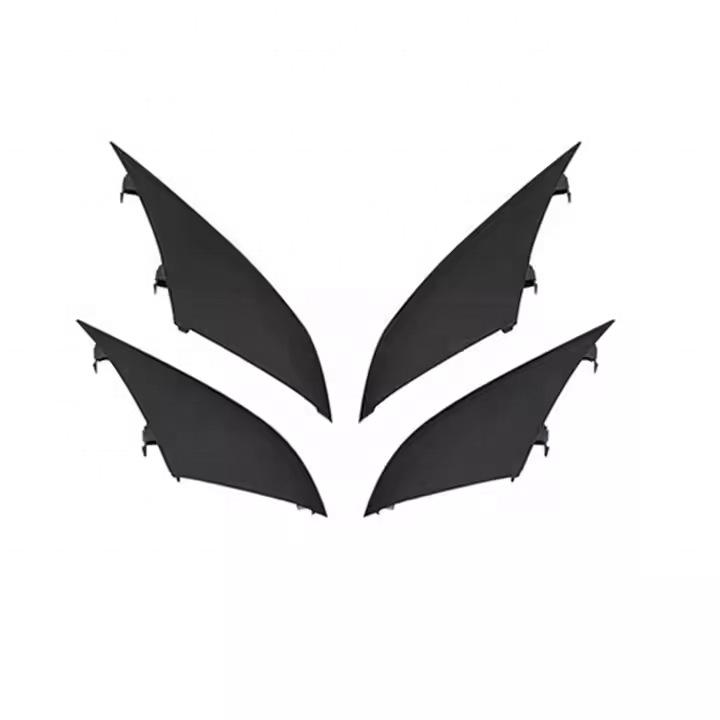 Compatible Front Bumper Trim for Macan (2014-2018): Part Nos. 95B807685, 95B807686, 95B807877. Front Bumper - Plastic