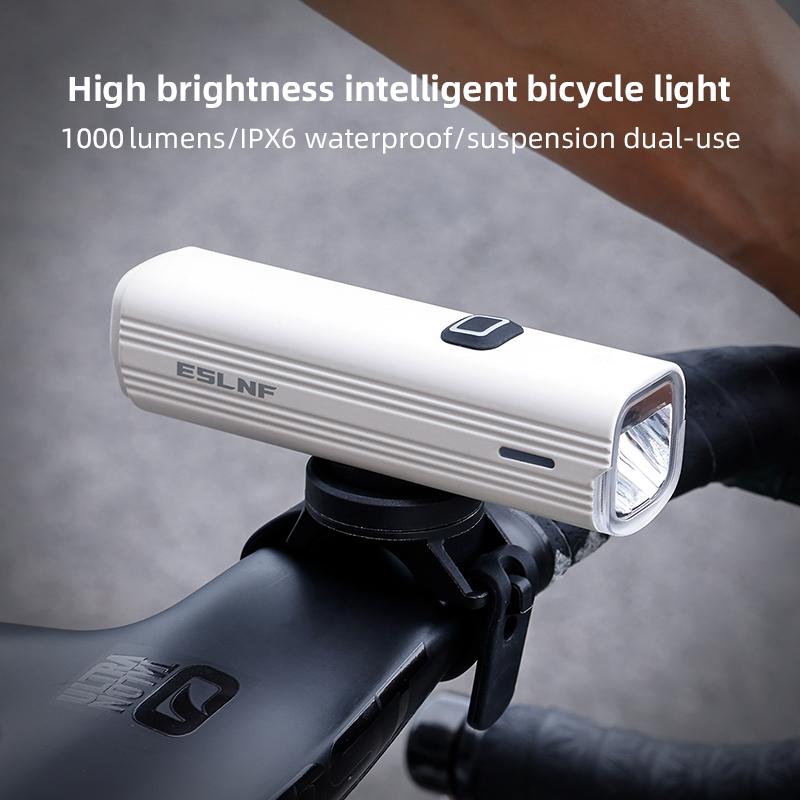 ESLNF High Light 1000lm MTB Road Bike Front Light Aluminum Alloy Night Safety Cycling Light Rainproof Bicycle Headlight