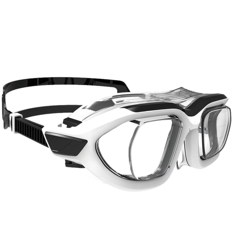 DECATHLON Big Frame Myopia Swim Goggles 400 Degree