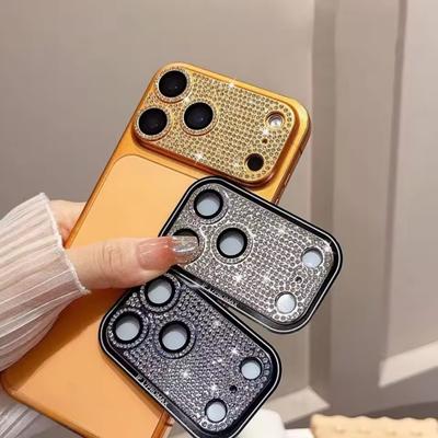 Luxuriöser, handgefertigter Strassaufkleber, geeignet für die Objektivfolie des iPhone 17 Pro Max und den Rückkameraschutz des iPhone 17 Pro.
