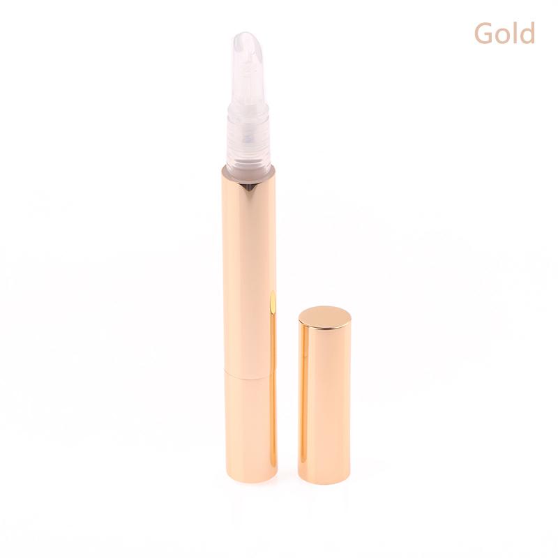 3Ml Twist Pens Empty Nail Oil Pen Empty Cuticle Oil Pen Cosmetic Container Lip Gloss Tube Gold