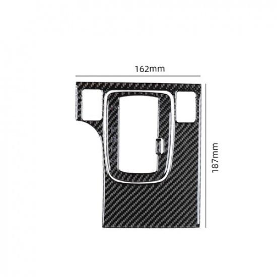 3Pcs Carbon Fiber Interior Automatic Gear Shift Cover Trim For Acura TSX 2009-14