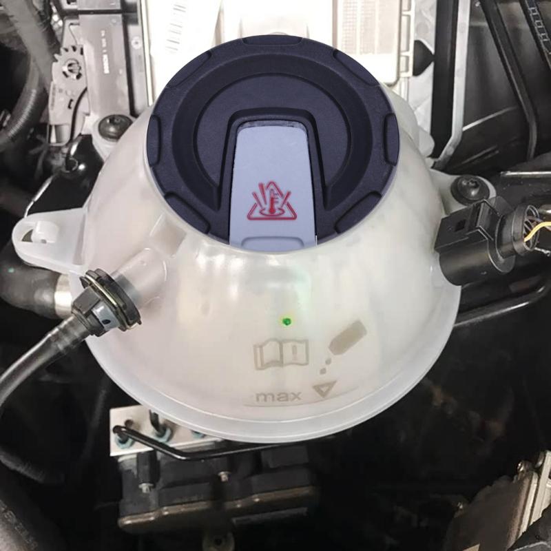 Molded Automotive Tank Cap for Typ 8W 4M0121321E, Round Coolant Expansion Cap with Grip Sections for Typ 8W Routine Vehicle Maintenance and Cap